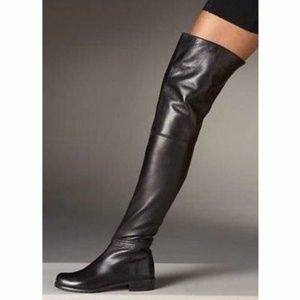 Stuart Weitzman Hilo Boots W8 black Nappa leather